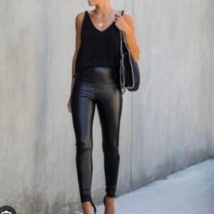 Faux Leather Pants